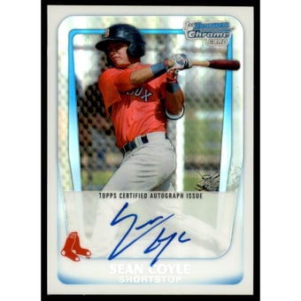 2011 Bowman Chrome Prospect Autographs Refractors #BCP100 Sean Coyle