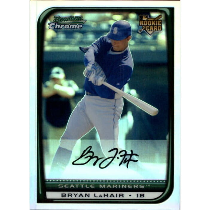 2008 Bowman Chrome Draft Refractors #BDP45 Bryan LaHair. rookie card picture