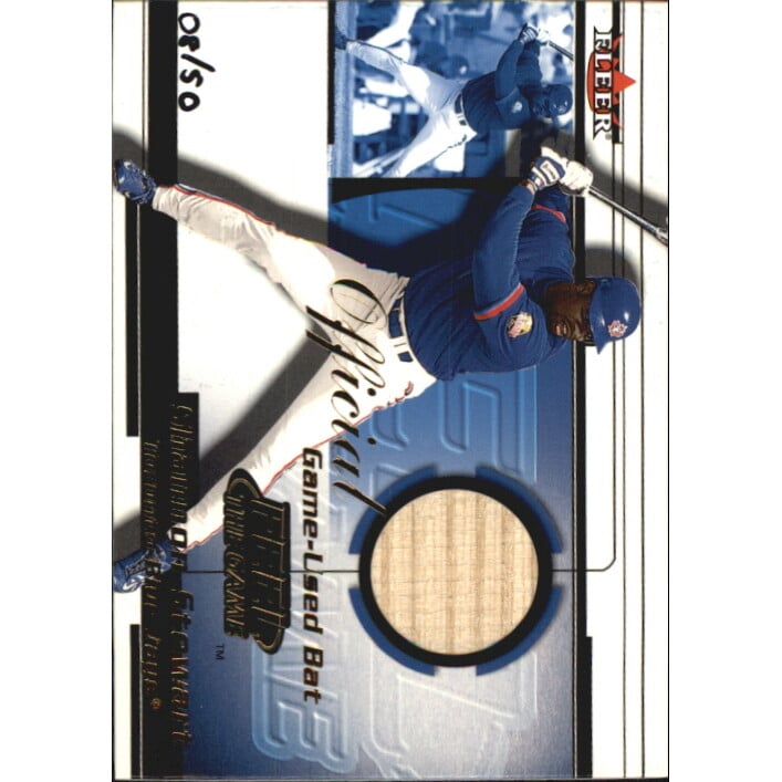 2001 Fleer Feel the Game Gold #NNO Shannon Stewart. rookie card picture