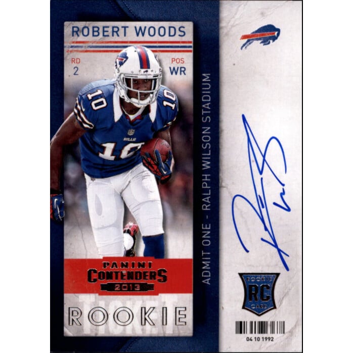 2013 Panini Contenders #231B Robert Woods AU SP. rookie card picture