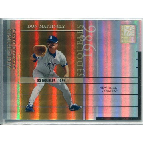 2003 Donruss Elite All-Time Career Best Parallel #8 Don Mattingly/53. rookie card picture