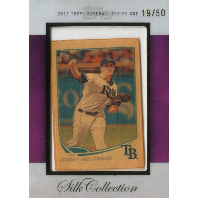 2013 Topps Silk Collection #SC112 Jeremy Hellickson S1. rookie card picture