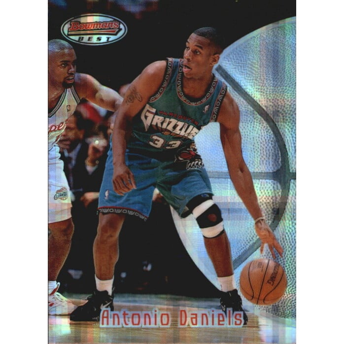 1997-98 Bowman's Best Refractors #109 Antonio Daniels. rookie card picture