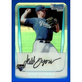 2011 Bowman Chrome Prospects Blue Refractors #BCP83 Jedd Gyorko