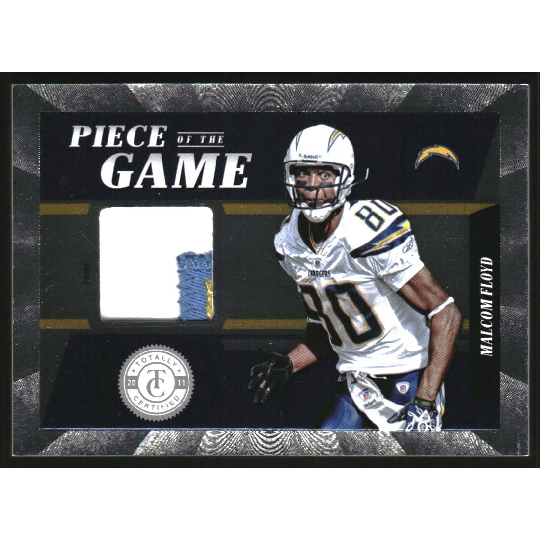 2011 Totally Certified Piece of the Game Prime #42 Malcom Floyd/49