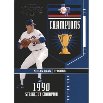 2004 Playoff Honors Champions #8 Nolan Ryan/1990
