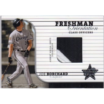 2002 Leaf Rookies and Stars Freshman Orientation Class Officers #18 Joe Borchard Jsy