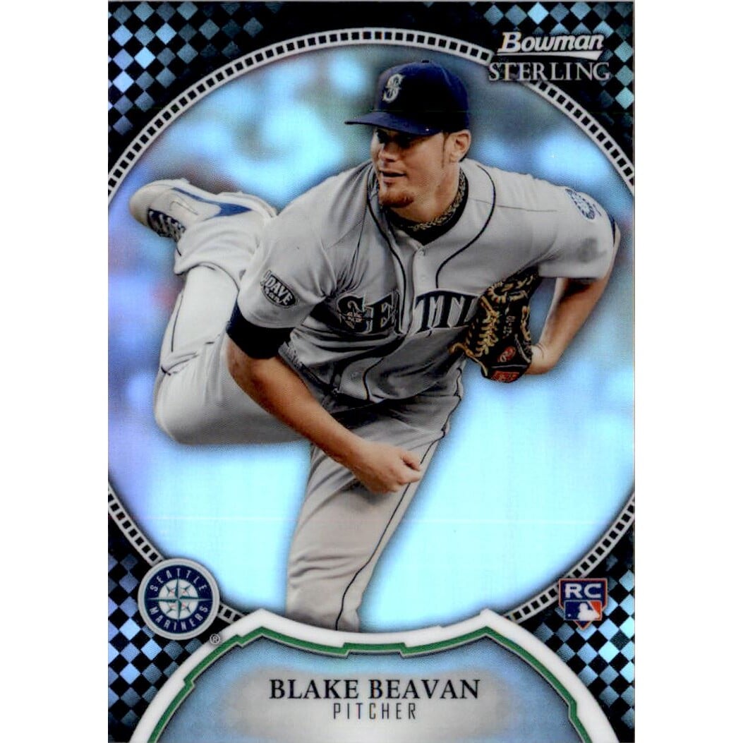 2011 Bowman Sterling Black Refractors #46 Blake Beavan. rookie card picture