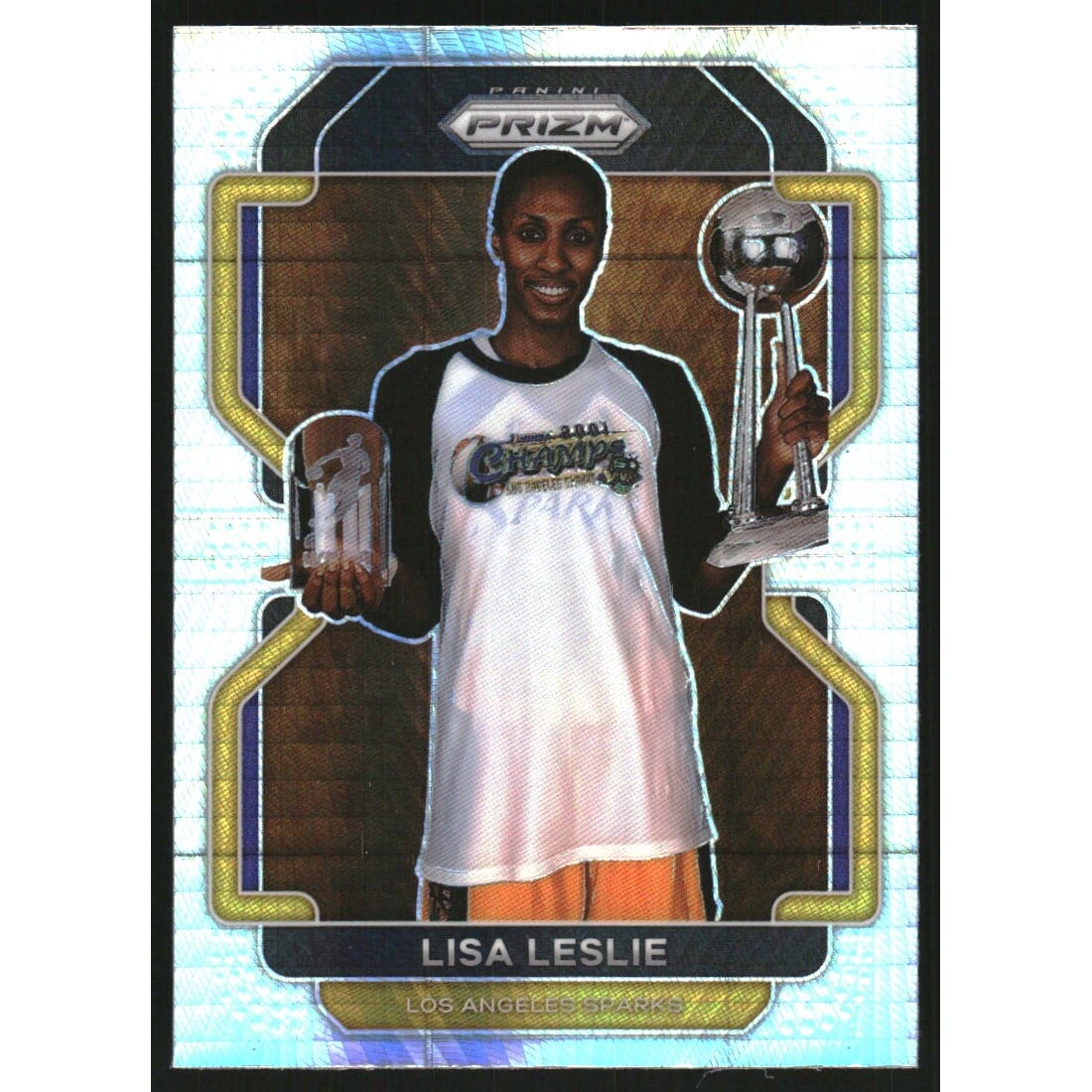 2022 Panini Prizm WNBA Prizms Hyper #194 Lisa Leslie. rookie card picture