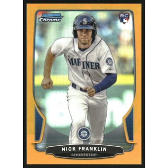 2013 Bowman Chrome Draft Gold Refractors #12 Nick Franklin
