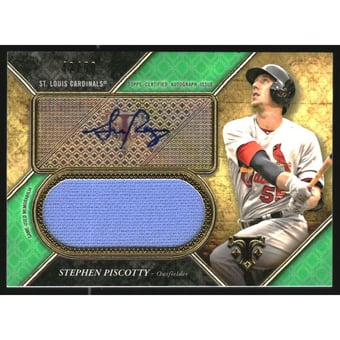 2017 Topps Triple Threads Unity Jumbo Relic Autographs Emerald #UAJRSP Stephen Piscotty