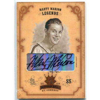 2004 Diamond Kings DK Signatures Bronze Sepia #162 Marty Marion LGD/15