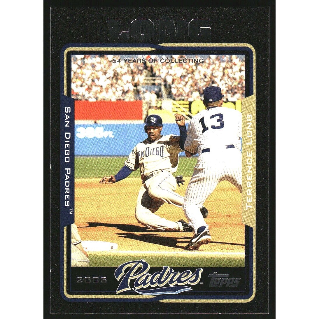 2005 Topps Black #196 Terrence Long. rookie card picture