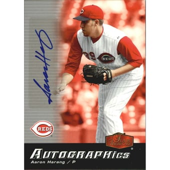 2006 Flair Showcase Autographics #AH Aaron Harang