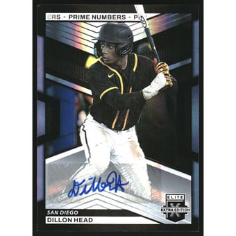 2023 Elite Extra Edition Signatures Prime Numbers A #88 Dillon Head