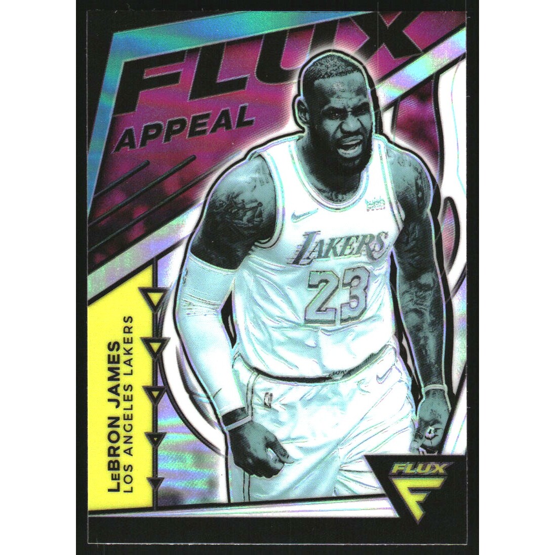 2020-21 Panini Flux Flux Appeal Silver #10 LeBron James