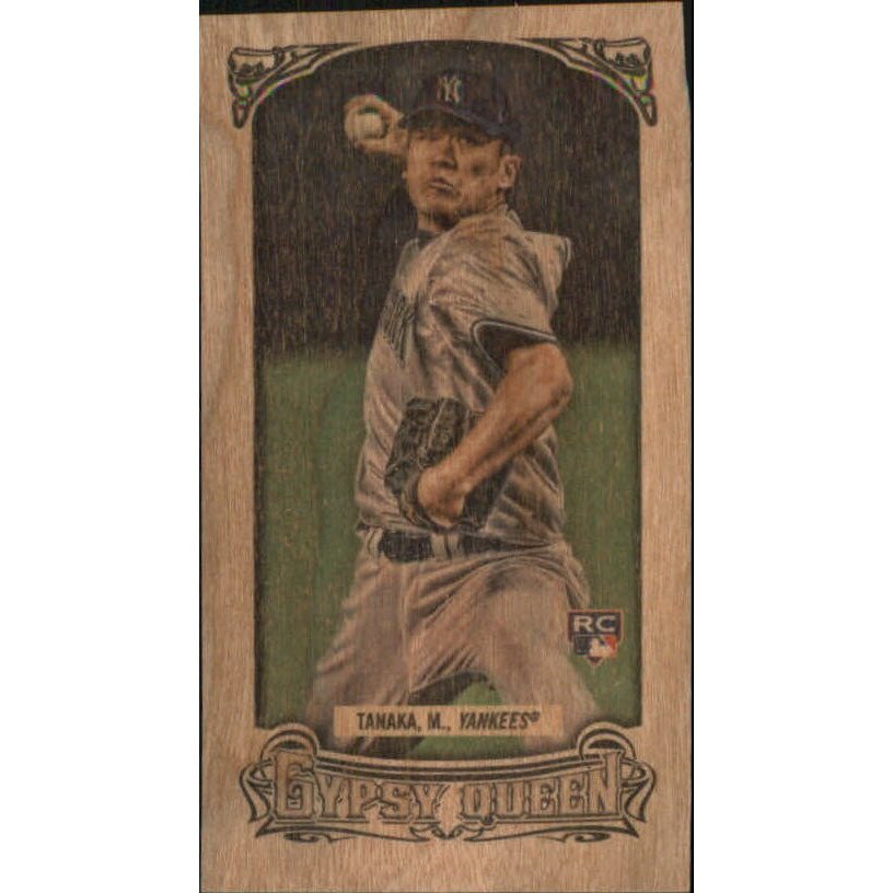 2014 Topps Gypsy Queen Mini Wood #346 Masahiro Tanaka. rookie card picture