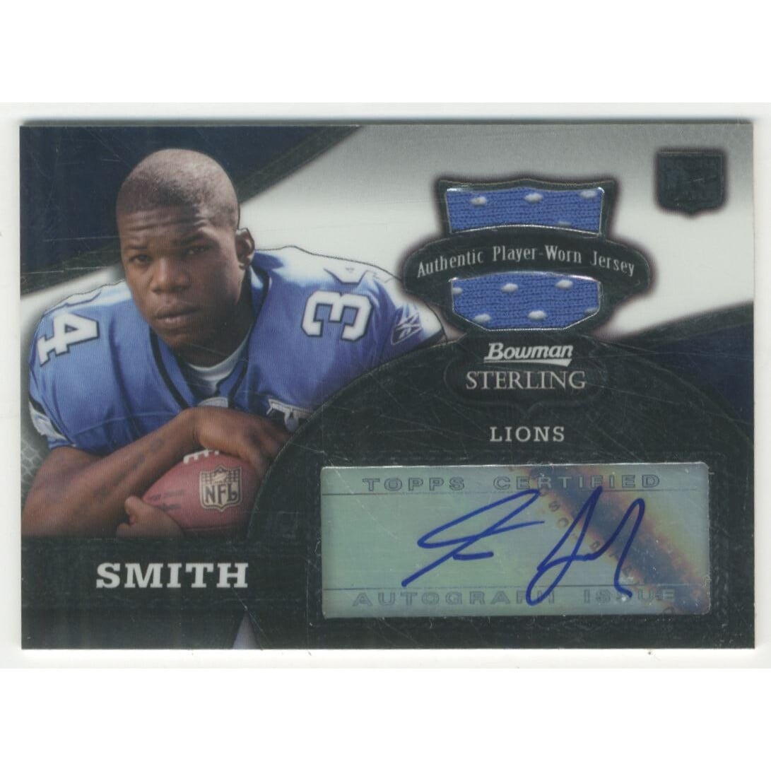 2008 Bowman Sterling #157B Kevin Smith JSY AU. rookie card picture