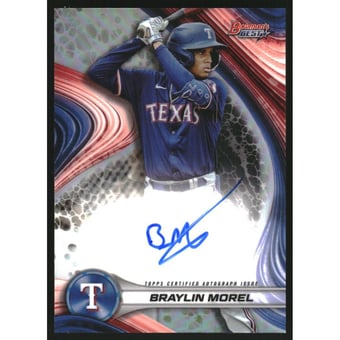 2024 Bowman's Best Best of '24 Autographs Refractors #B24BMO Braylin Morel