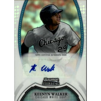 2011 Bowman Sterling Prospect Autographs Refractors #KWA Keenyn Walker