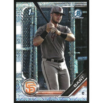 2019 Bowman Chrome Mega Box Prospects Image Variation Refractors #BCP50 Joey Bart