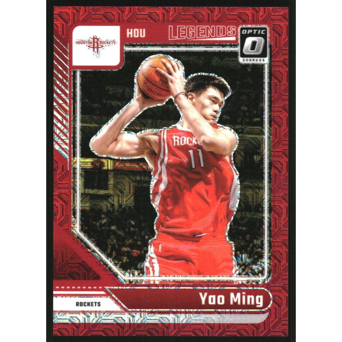 2024-25 Donruss Optic Choice Red #226 Yao Ming LGD. rookie card picture