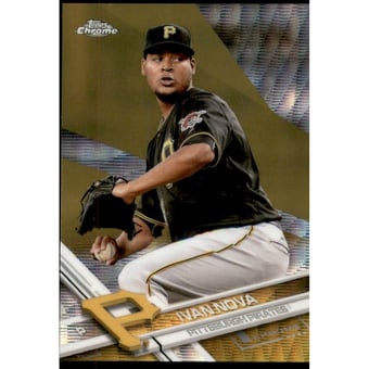 2017 Topps Chrome Gold Wave Refractors #156 Ivan Nova