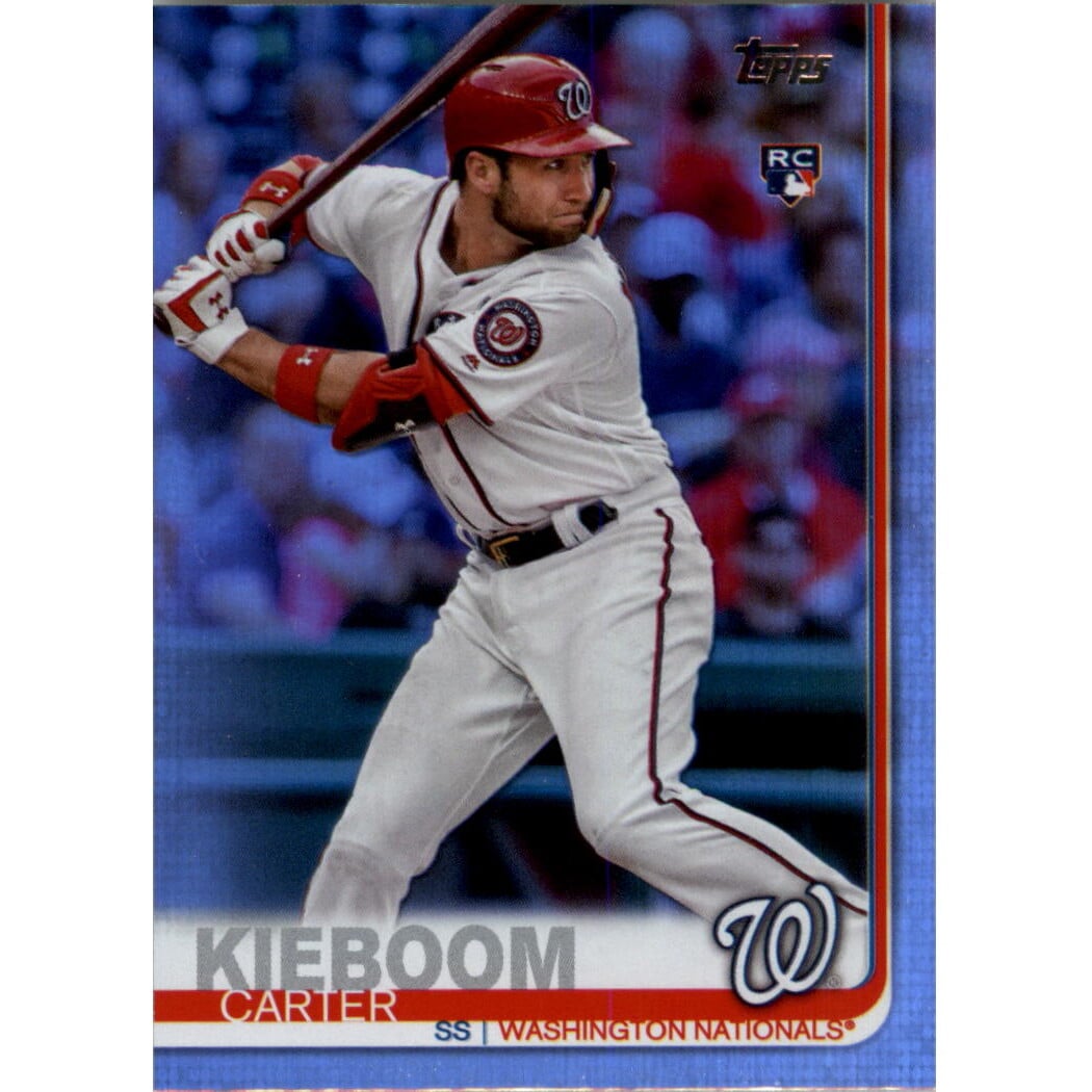 2019 Topps Update Rainbow Foil #US109 Carter Kieboom. rookie card picture
