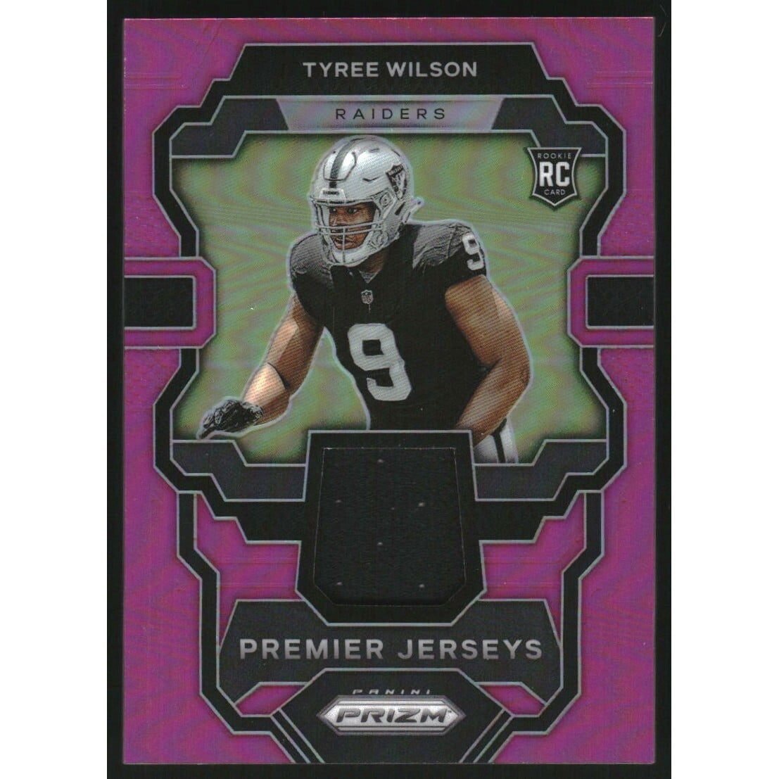 2023 Panini Prizm Premier Jerseys Pink #18 Tyree Wilson. rookie card picture
