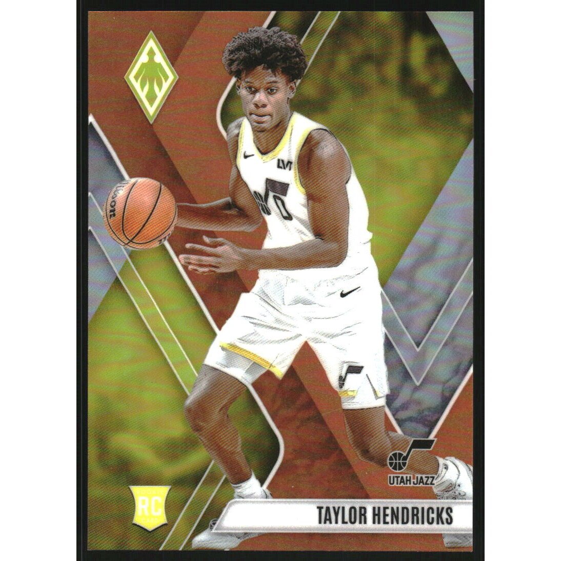 2023-24 Panini Phoenix Orange #264 Taylor Hendricks. rookie card picture