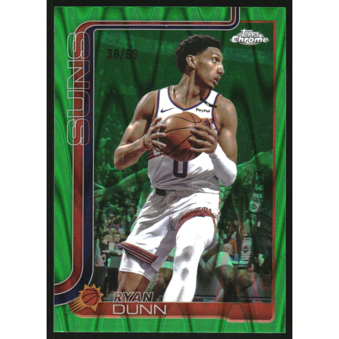 2025-26 Topps Chrome RayWave Green Refractors #178 Ryan Dunn. rookie card picture