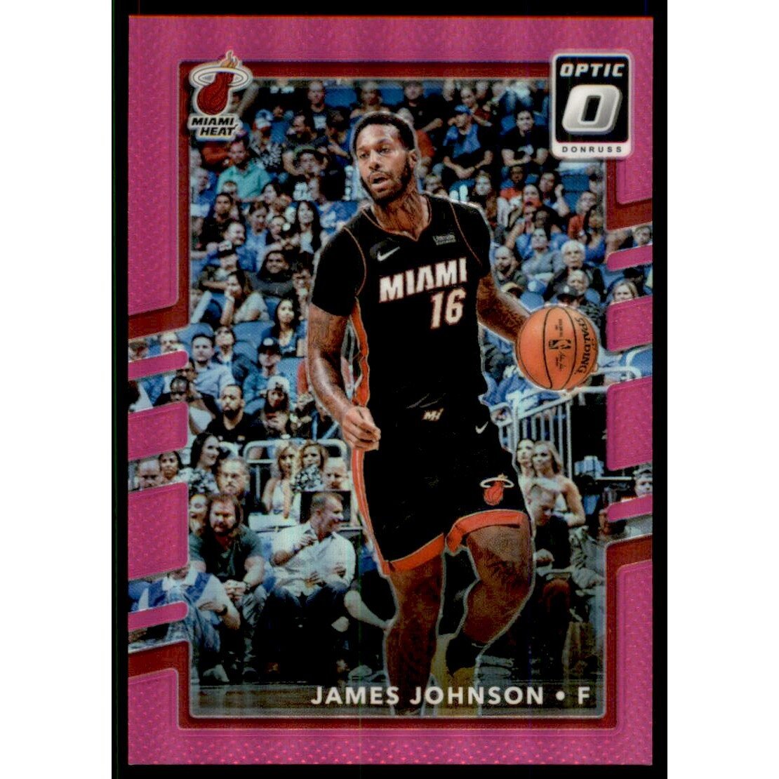 2017-18 Donruss Optic Pink #77 James Johnson. rookie card picture