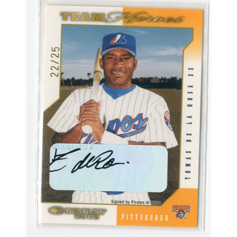 2003 Donruss Team Heroes Autographs #403 Tomas De La Rosa/25