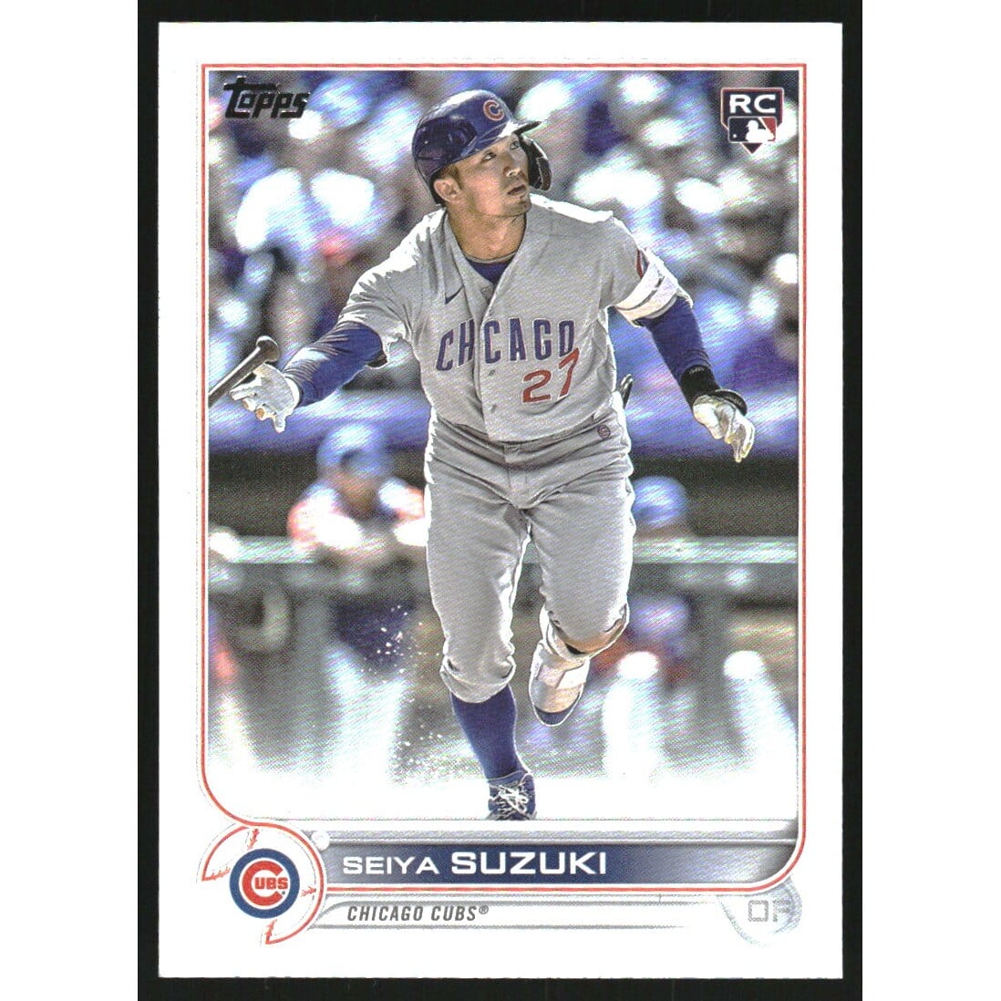 2022 Topps Update Rainbow Foil #US250 Seiya Suzuki. rookie card picture
