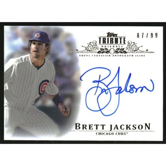2013 Topps Tribute Autographs #BJ Brett Jackson