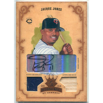 2004 Diamond Kings DK Combos Bronze #142 Jacque Jones Bat-Jsy/5