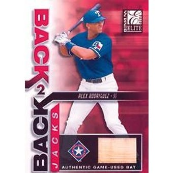 2002 Donruss Elite Back 2 Back Jacks #12 Alex Rodriguez