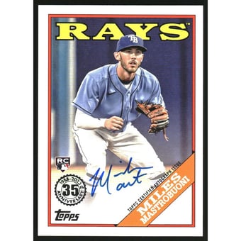 2023 Topps '88 Topps Autographs #88BAMMA Miles Mastrobuoni S2