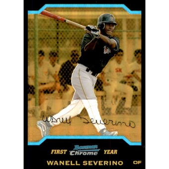 2004 Bowman Chrome Gold Refractors #182 Wanell Severino