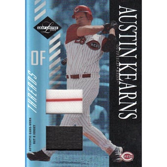 2003 Leaf Limited Threads Double #78 Austin Kearns Hat-Jsy/25