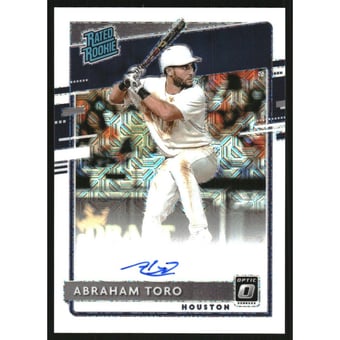 2020 Donruss Optic Rated Rookies Signatures White Mojo #44 Abraham Toro/99