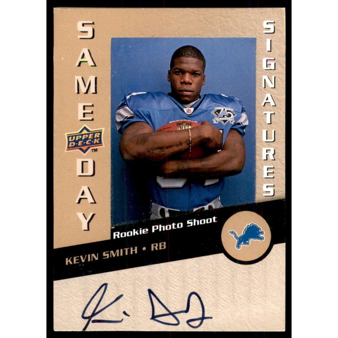 2008 Upper Deck Same Day Signatures #SDS32 Kevin Smith. rookie card picture
