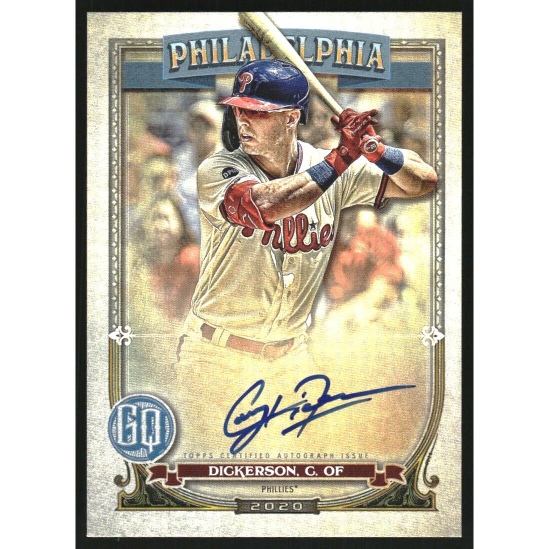 2020 Topps Gypsy Queen Autographs Bazooka Back #GQACD Corey Dickerson/25. rookie card picture