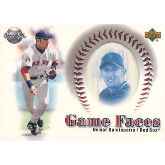 2002 Sweet Spot Game Face Blue Portraits #151 Nomar Garciaparra GF