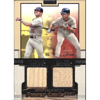 2002 Flair Power Tools Dual Bats #3 Jim Edmonds/J.D. Drew