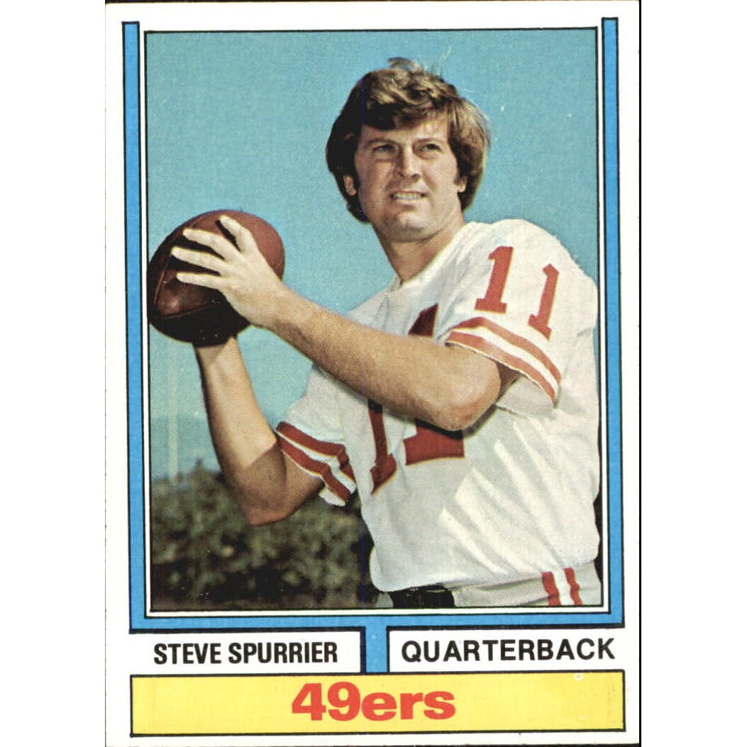1974 Topps #215 Steve Spurrier. rookie card picture