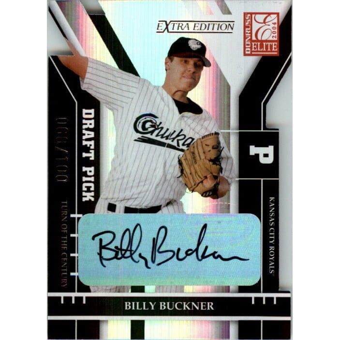 2004 Donruss Elite Extra Edition Signature Turn of the Century #327 Billy Buckner DP/100. rookie card picture