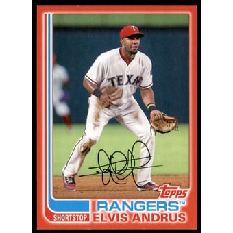 2017 Topps Archives Red #113 Elvis Andrus
