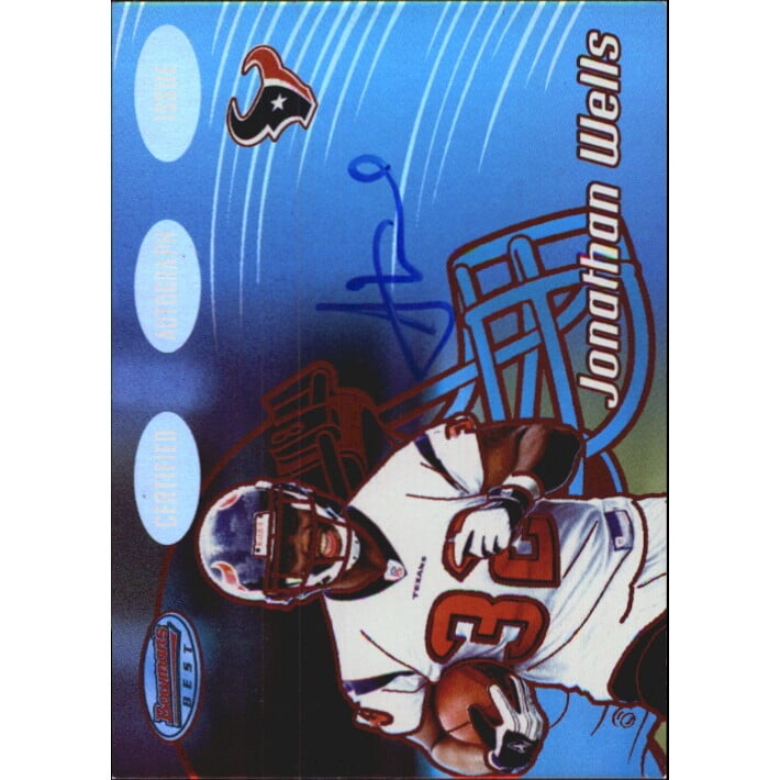 2002 Bowman's Best Red #142 Jonathan Wells AU. rookie card picture