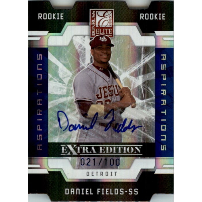 2009 Donruss Elite Extra Edition Signature Aspirations #140 Daniel Fields. rookie card picture